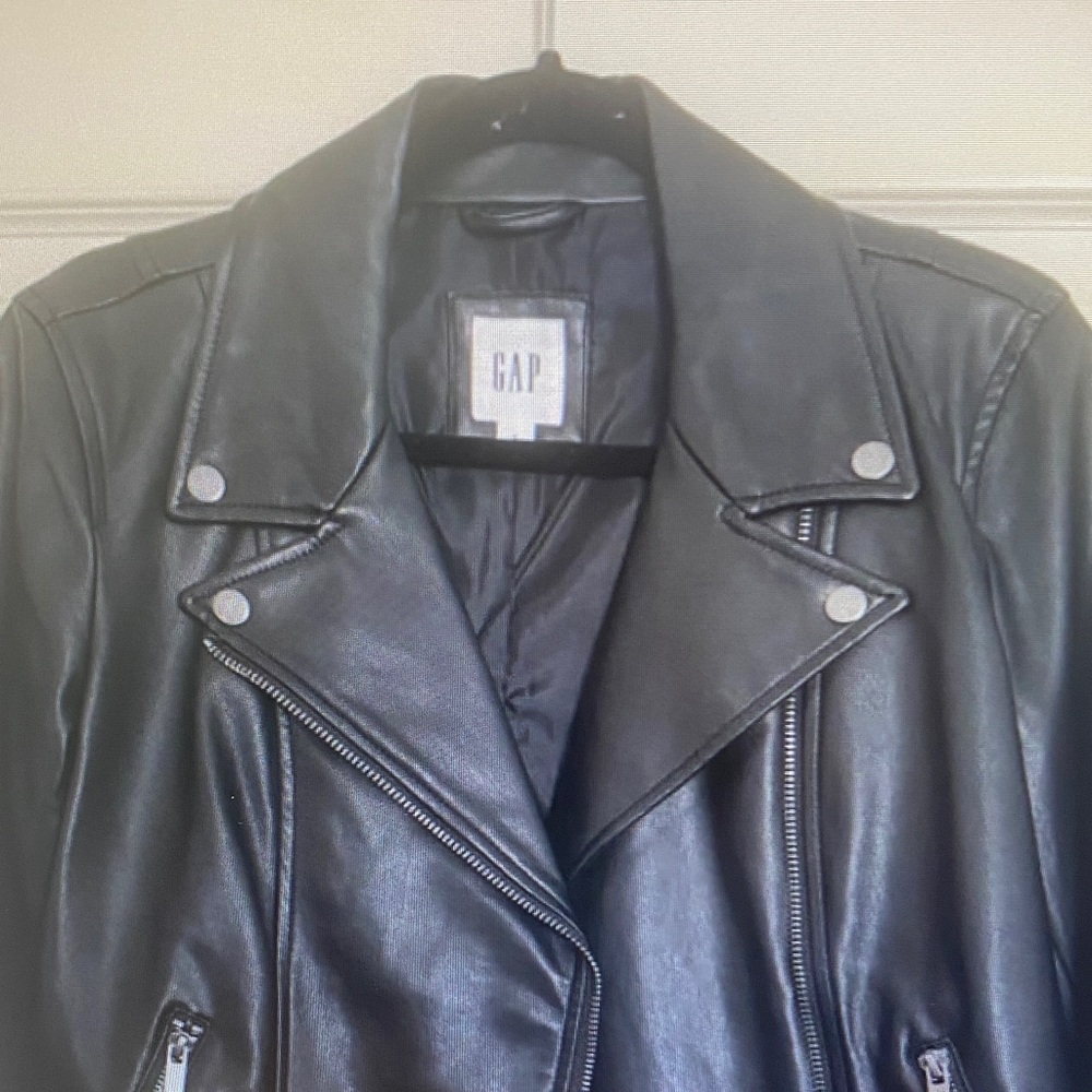 Like New GAP Faux Leather Jacket